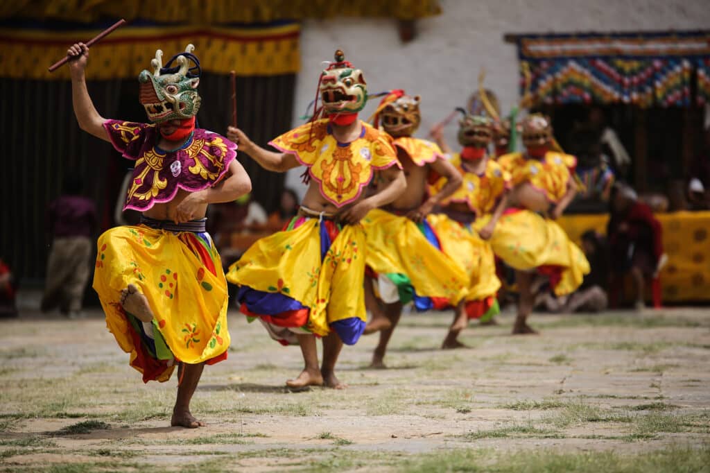 Masked Dancer from Bhutan